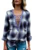 Women's Leisure Hollow Out Blouse
