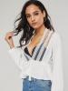 Lace See-Through Deep V Sexy Women's Blouse