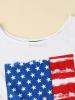 Independence Day Sleeveless Flag Printed Tank Top