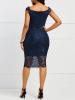 Blue Fashion Sexy Bodycon Dress