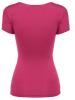 Basic Pure Color V-Neck Leisure T-shirt