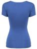 Basic Pure Color V-Neck Leisure T-shirt