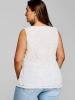 Big Code Lace Sleeveless Women's T-shirt