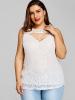 Big Code Lace Sleeveless Women's T-shirt