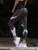 Contrast Stitching Breathable Women's Yoga Leggings