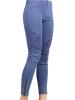 Solid Color High Waist Shirred Casual Pants