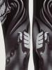 Chic Halloween Skull Skeleton Casual Pants