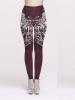 Chic Halloween Skull Skeleton Casual Pants