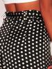 High Waist Dot Casual Pants