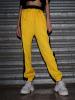 Fashion Patchwork High Waist Casual Pants