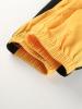 Fashion Patchwork High Waist Casual Pants