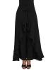 Plain Lace-Up Double-Layer Women's Casual Pants