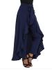 Plain Lace-Up Double-Layer Women's Casual Pants