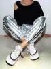 Shining Stripe Wide Leg Pants