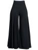 Plain High-Waist Wide Legs Women's Pants