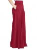 Plain High-Waist Wide Legs Women's Pants