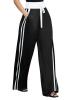 Contrast Color Sport Style Casual Pants