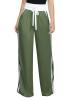 Contrast Color Sport Style Casual Pants