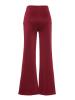 Women's Pure Color Button Split Pants