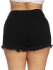 Denim Ragged Cutoffs Women's Shorts