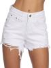 Denim Ragged Cutoffs Women's Shorts