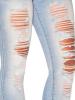 High Waist Hole Women's Casual Pants