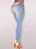 High Waist Hole Women's Casual Pants