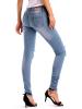 Ripped Embroidery Elasticity Women's Jeans