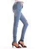 Ripped Embroidery Elasticity Women's Jeans