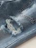 Sexy Ripped Denim Ninth Women's Jeans