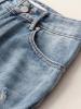 Sexy Ripped Denim Ninth Women's Jeans