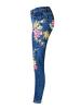 Pocket Embroidery Button Women's Jeans