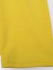 Yellow Turtle Neck Pullover Women's Pencil Dress