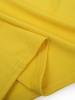 Yellow Turtle Neck Pullover Women's Pencil Dress