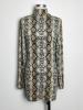 Snake Skin Print Slim Bodycon Dress