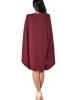 Solid Color Cape Boedycon Dress