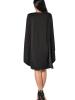 Solid Color Cape Boedycon Dress