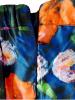 Pleated Floral Mid-Calf Women's Skirt