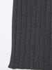 Plain Knitted Pleated Split Women's Skirt