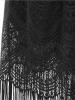 LaceTassel Plain Women's A-Line Skirt