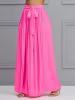 Pure Color Chiffon Women's Skirt