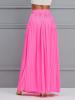 Pure Color Chiffon Women's Skirt