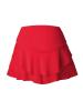 Hot Pure Color Layered Falbala Skirt