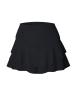 Hot Pure Color Layered Falbala Skirt