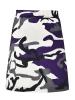 A-Line Camouflage Print Zipper Skirt