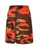 A-Line Camouflage Print Zipper Skirt