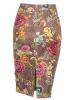 Women's Floral Embroidery Bodycon Skirt