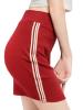 High Waist Knit Patchwork Women's Skirt