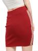 High Waist Knit Patchwork Women's Skirt