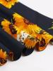 A-Line Floral Print Women's Skirt